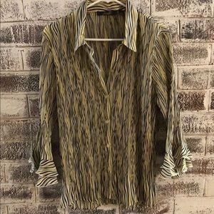 Women’s Crêpe multi colored blouse